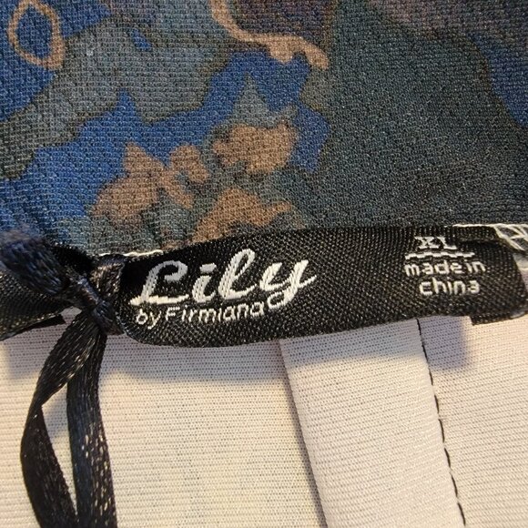 Lily by Firmiana Patchwork Print Skirt Multicolor Wrap Front Boho Womens XL NWT - Picture 6 of 12